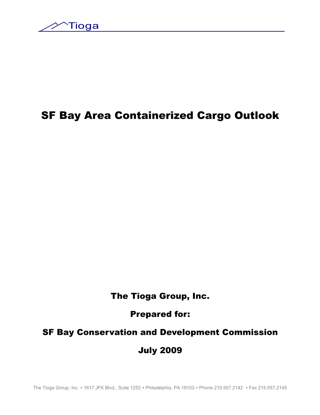 SF Bay Area Containerized Cargo Outlook