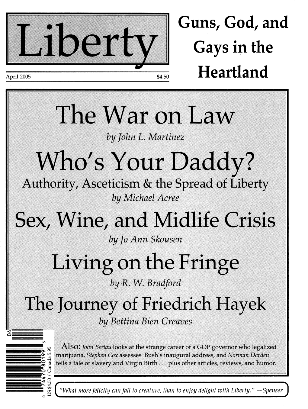 Liberty Magazine April 2005