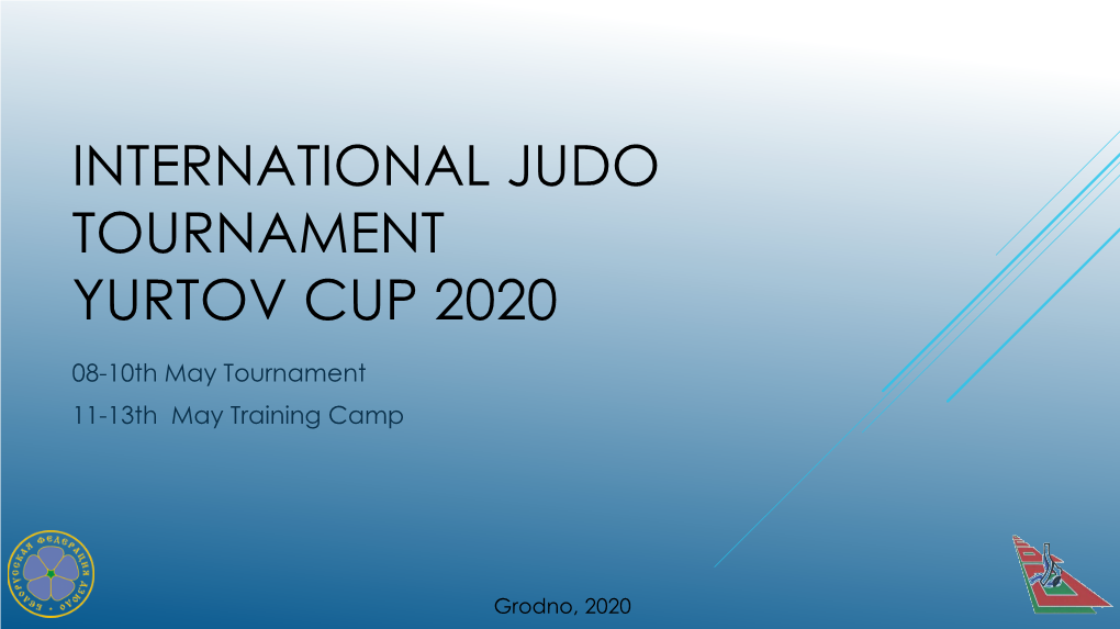 International Judo Tournament Yurtov Cup 2020