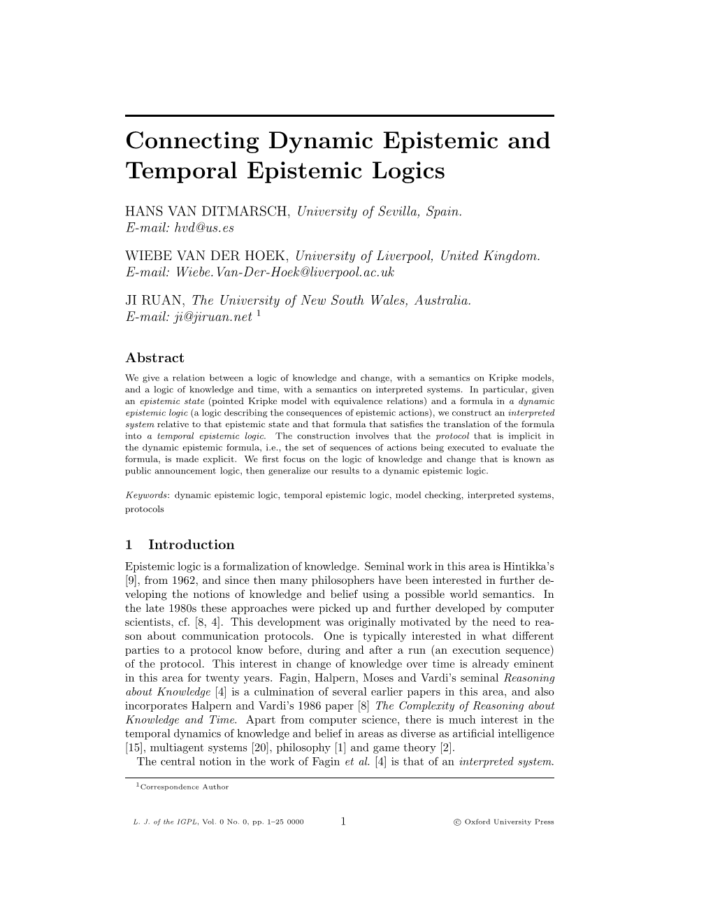 Connecting Dynamic Epistemic and Temporal Epistemic Logics