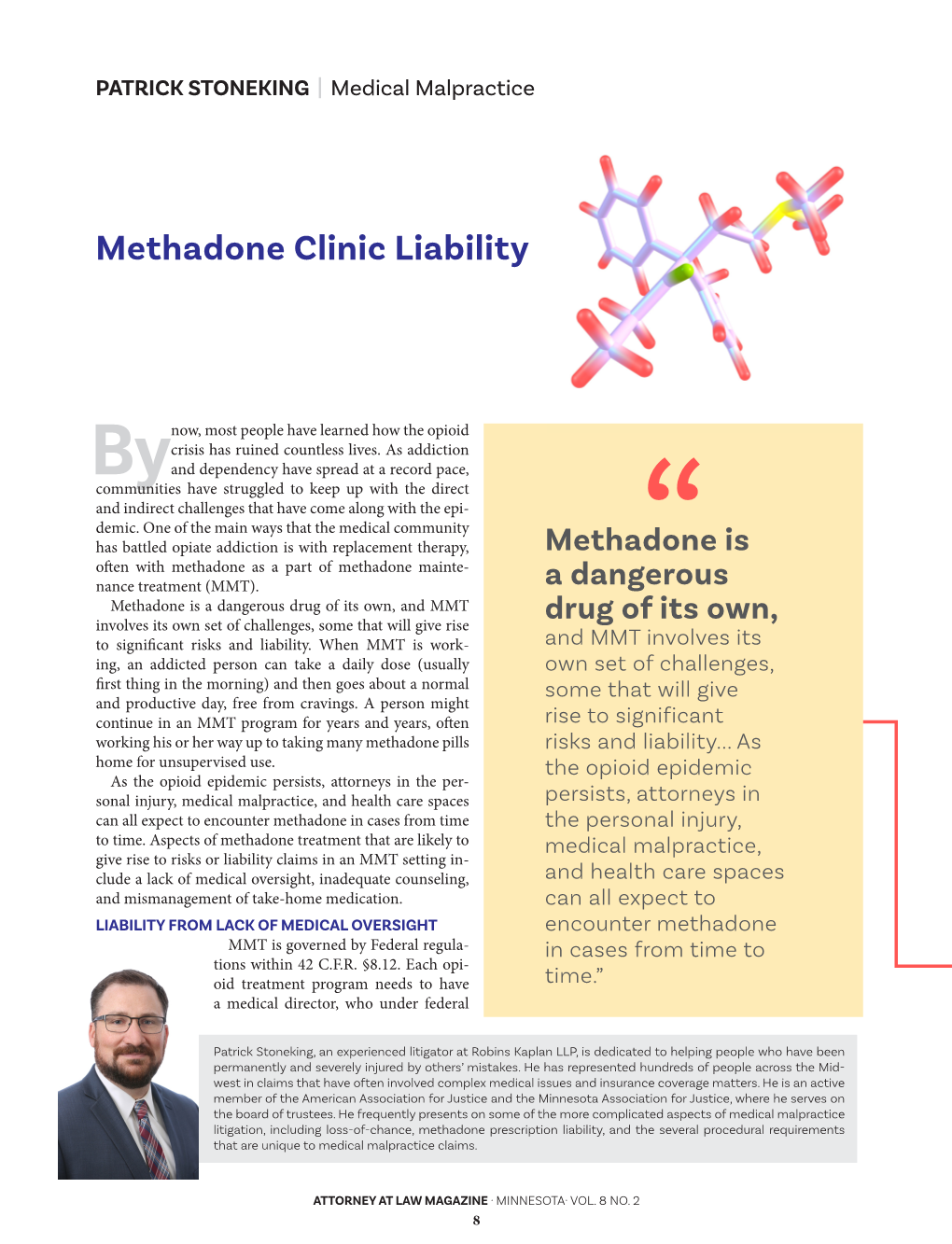 Methadone Clinic Liability