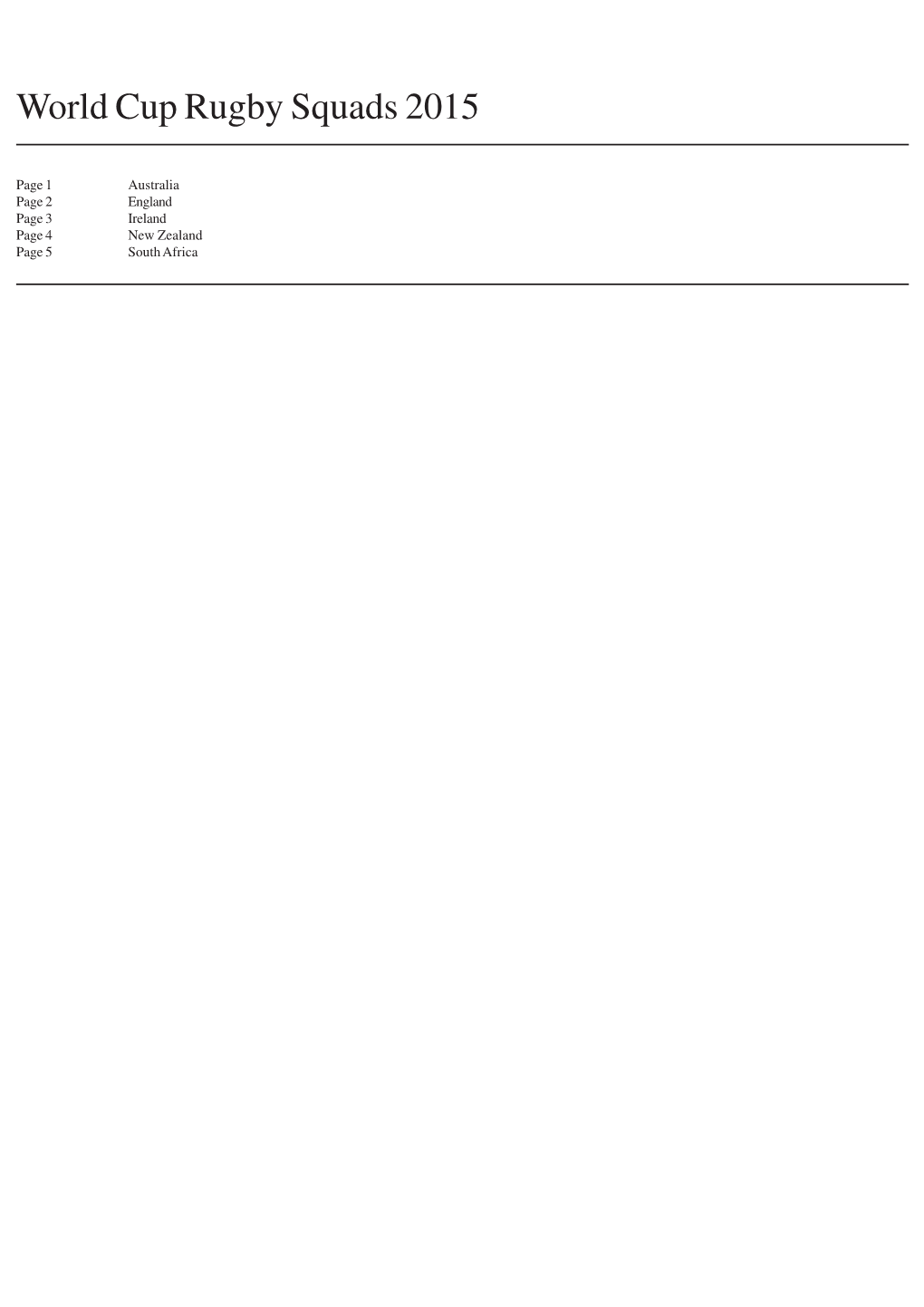 Rugby World Cup Squads.Pmd