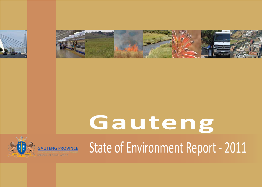 Download the Gauteng State of the Environment Report