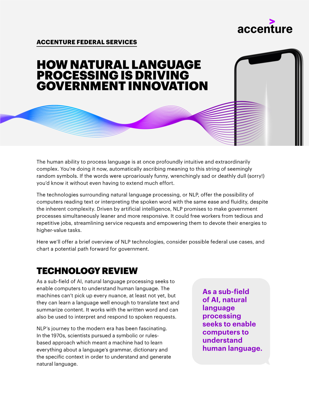 How Natural Language Processing Is Driving Government Innovation