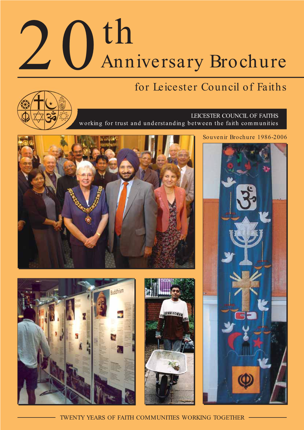 Anniversary Brochure for Leicester Council of Faiths