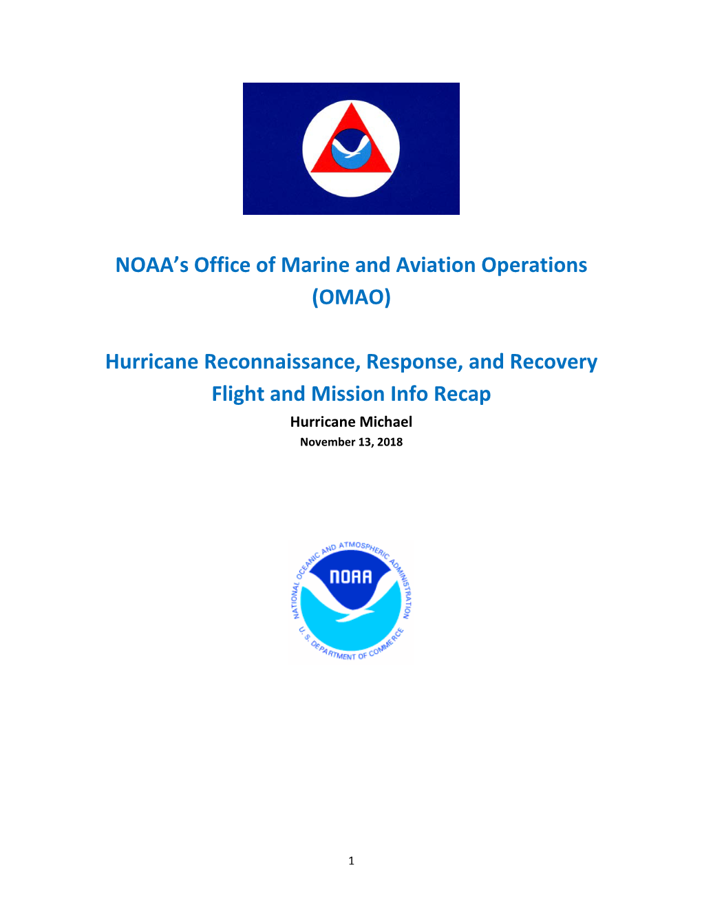 Hurricane Michael Flight and Mission Info Recap