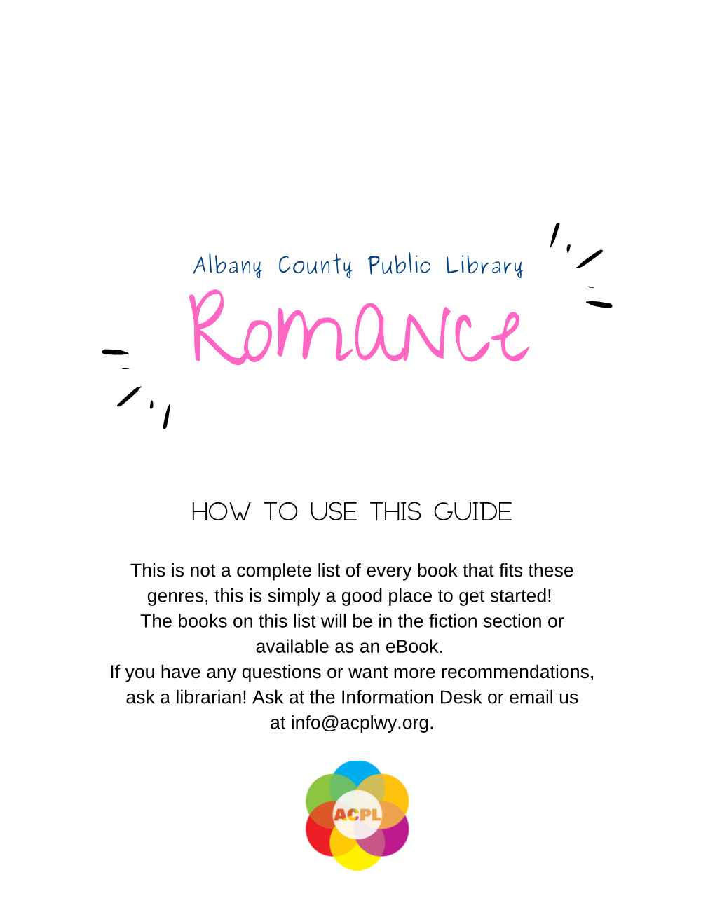 Romance Reader's Advisory