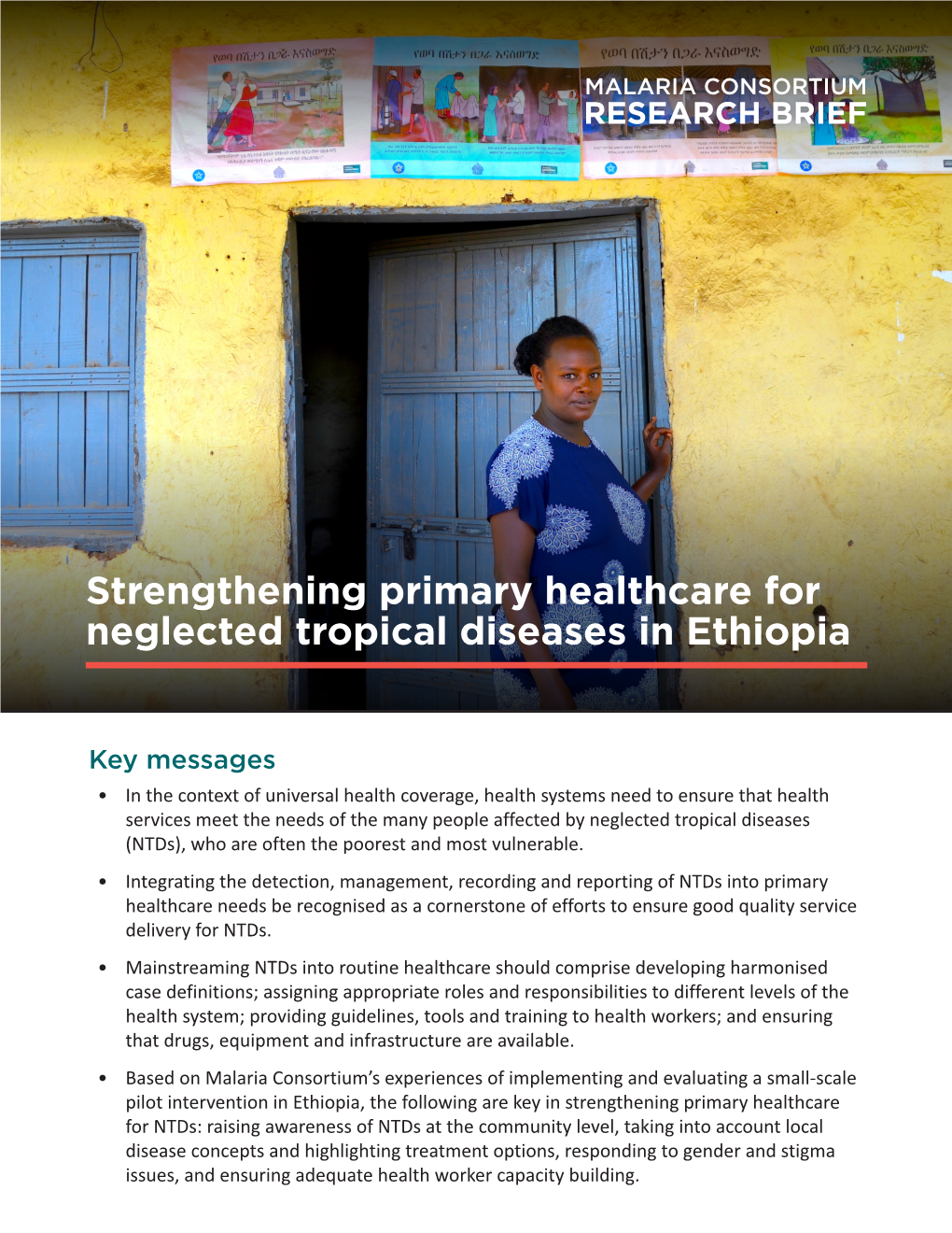 Strengthening Primary Healthcare for Neglected Tropical Diseases in Ethiopia