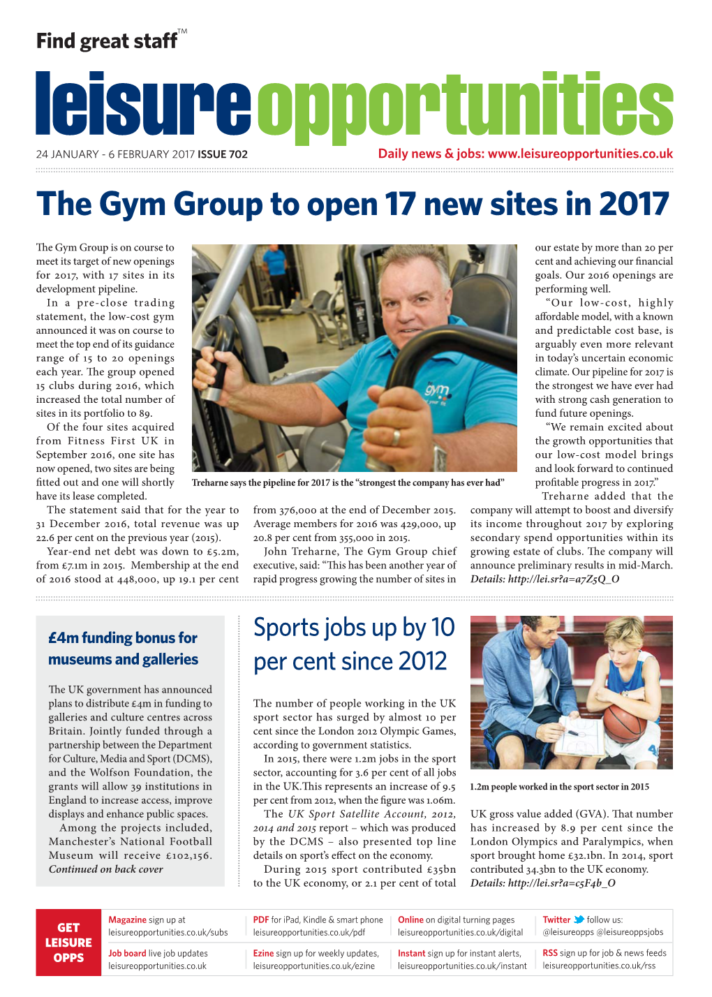 Leisure Opportunities 24Th January 2017 Issue