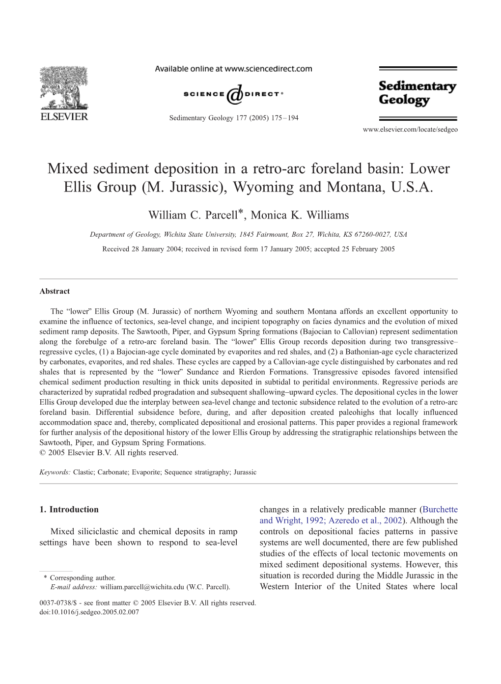 Lower Ellis Group (M. Jurassic), Wyoming and Montana, U.S.A