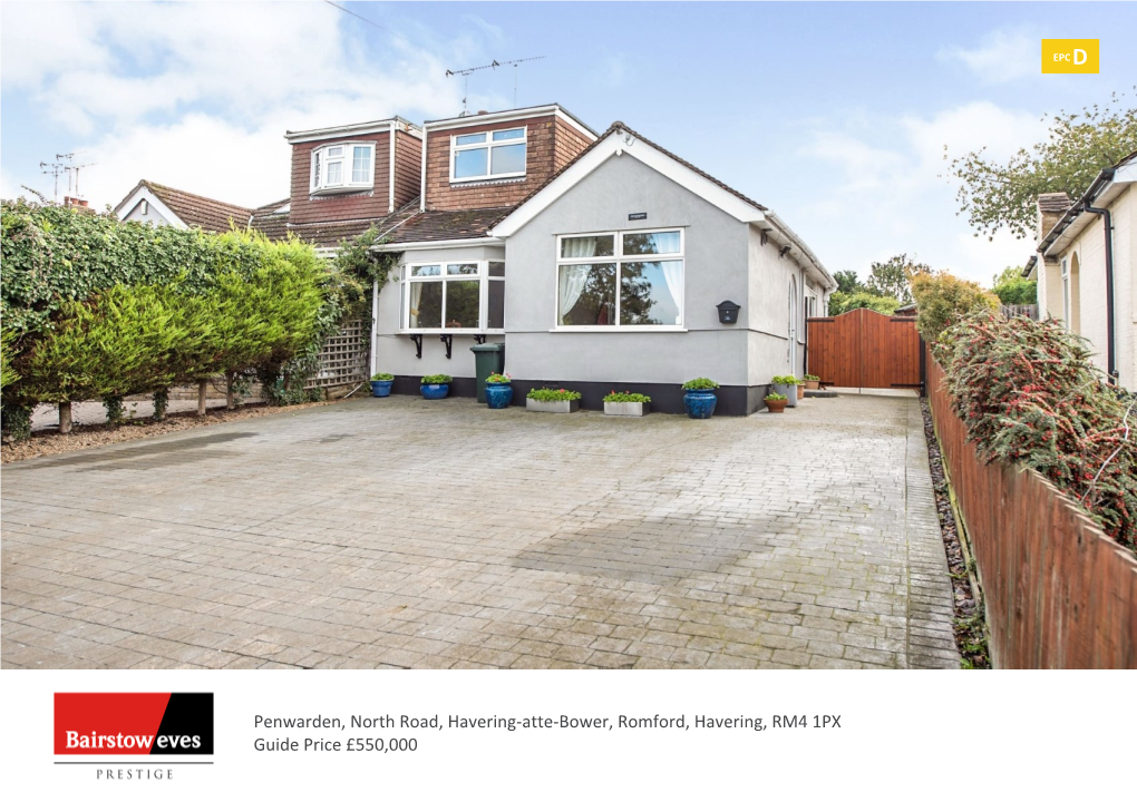 Penwarden, North Road, Havering-Atte-Bower, Romford, Havering, RM4 1PX Guide Price £550,000