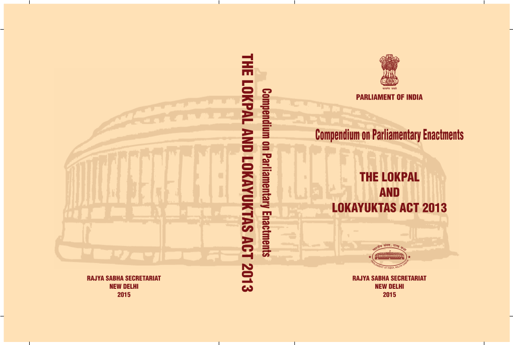 The Lokpal and Lokayuktas Act 2013