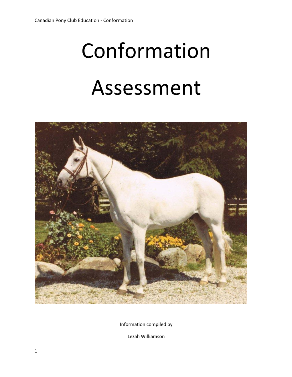 Conformation Assessment
