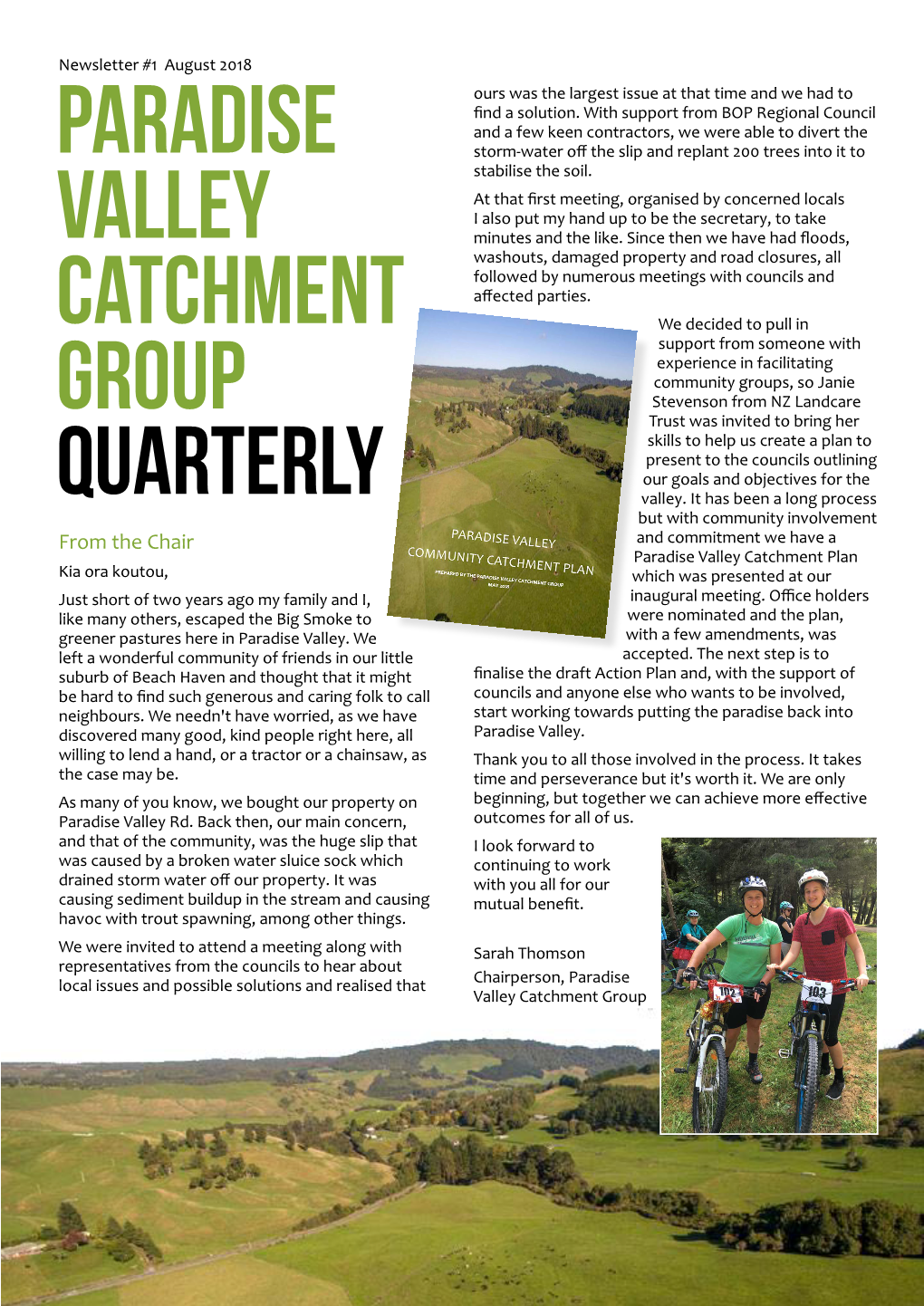 Paradise Valley Catchment Group QUARTERLY