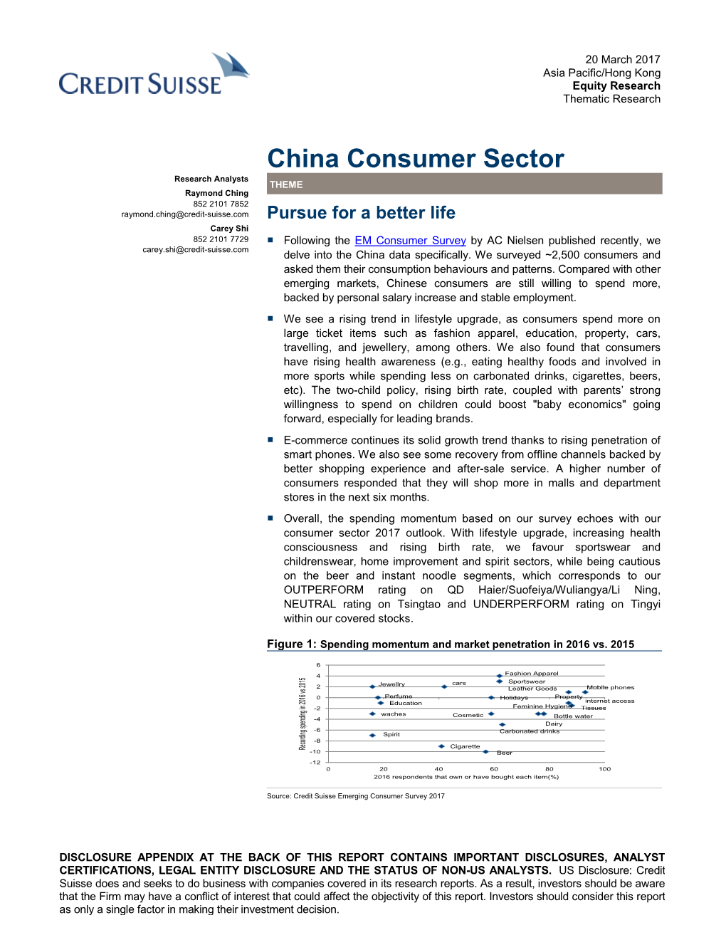 China Consumer Sector