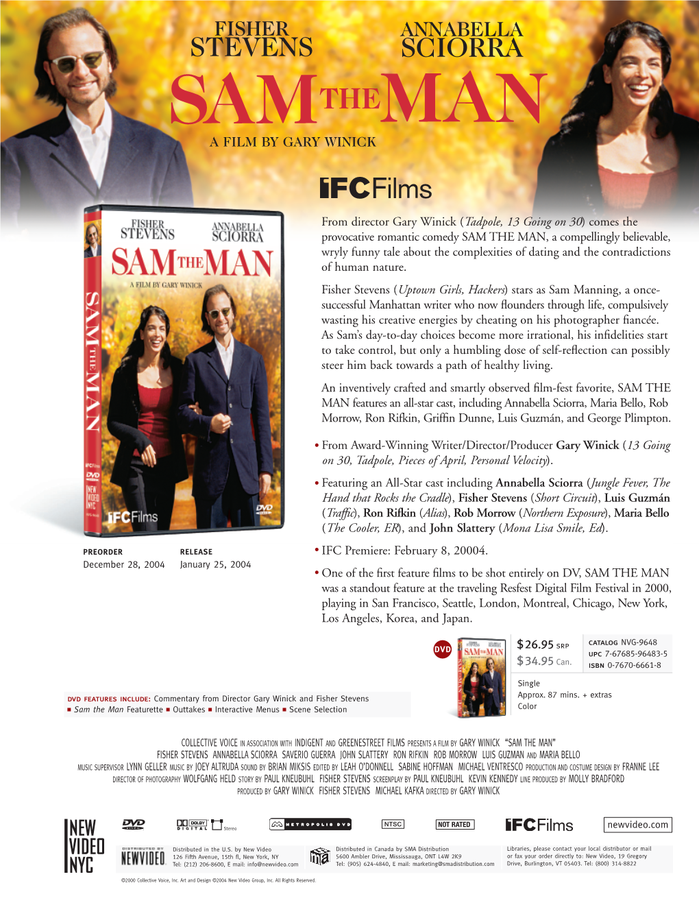 Sam Theman a Film by Gary Winick