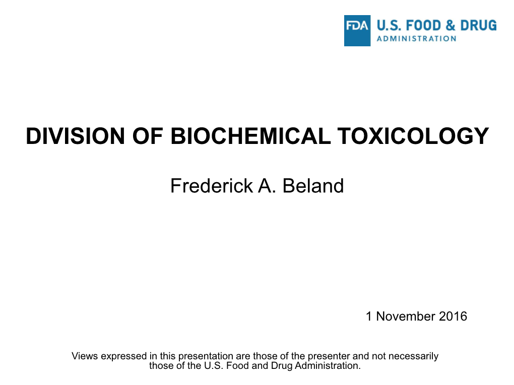 Brominated Vegetable Oils (CFSAN)