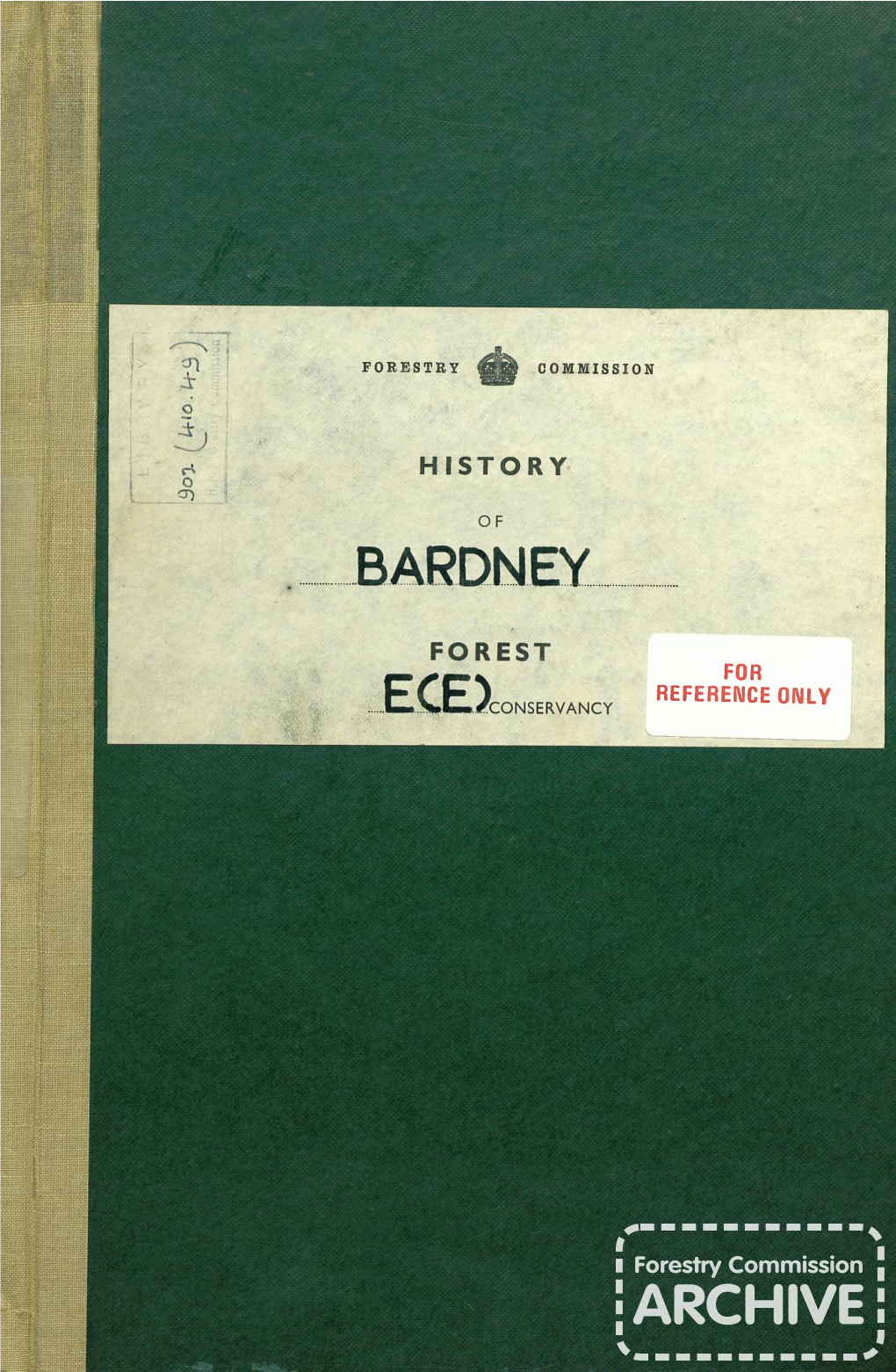 History of Bardney Forest 1932-1951. East
