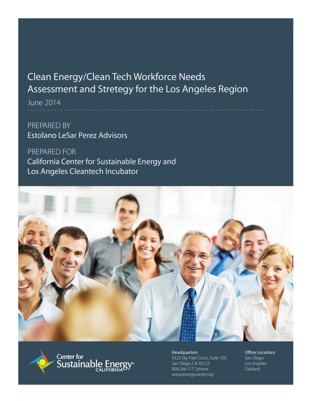 Clean Energy/Clean Tech Workforce Needs Assessment and Strategy For