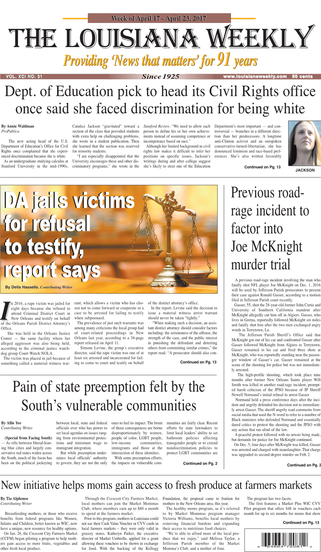 DA Jails Victims for Refusal to Testify, Report Says DA Jails Victims For