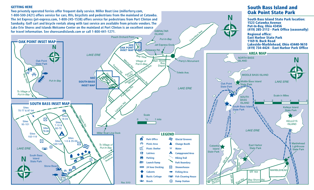 South Bass Island and Oak Point State Park