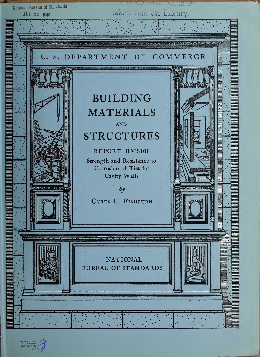 Strength and Resistance to Corrosion of Ties for Cavity Walls