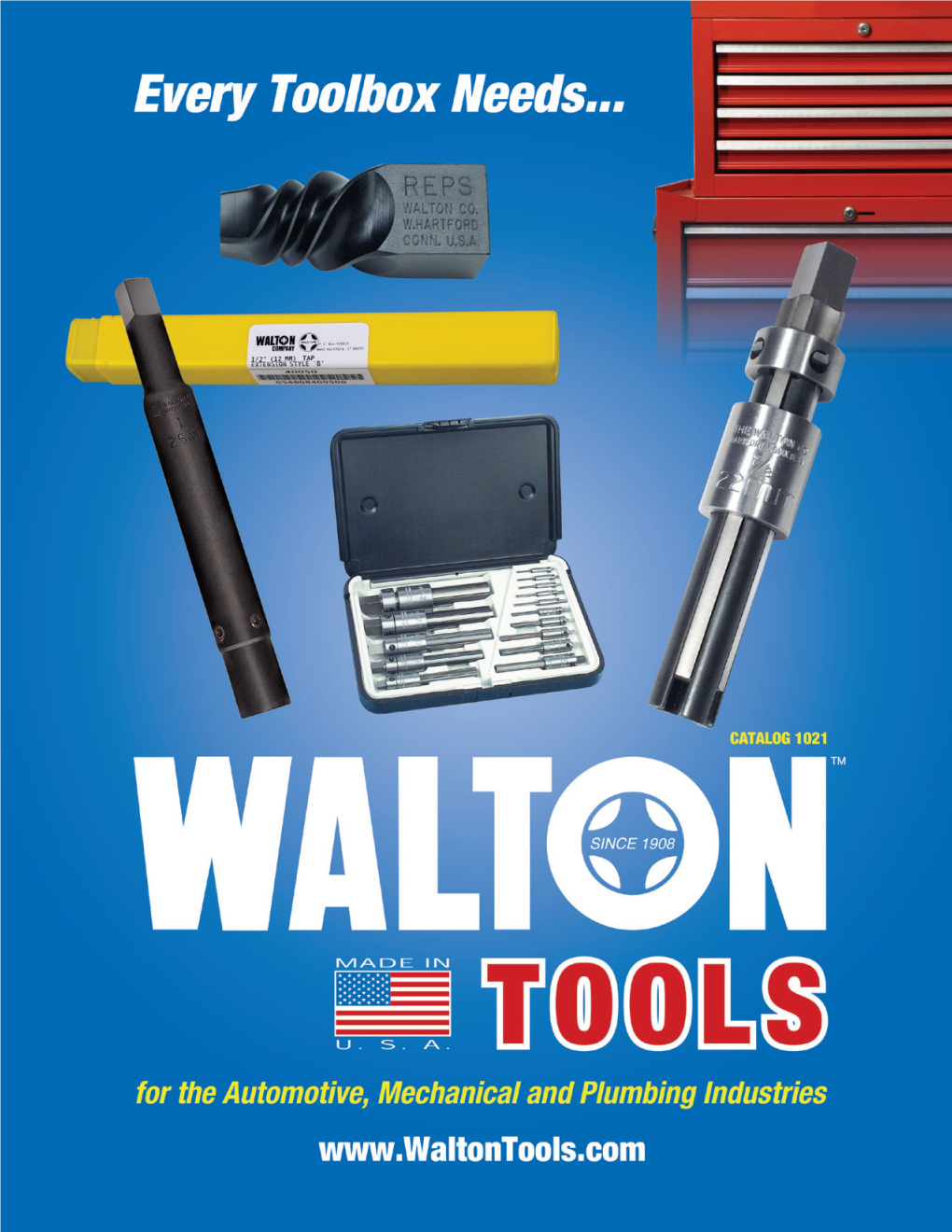 WALTON TAP EXTRACTORS • Remove Broken Taps Simply and Safely – Without Drilling, Lasers, Damaged Threads, Scrapped Parts Or Repair Inserts