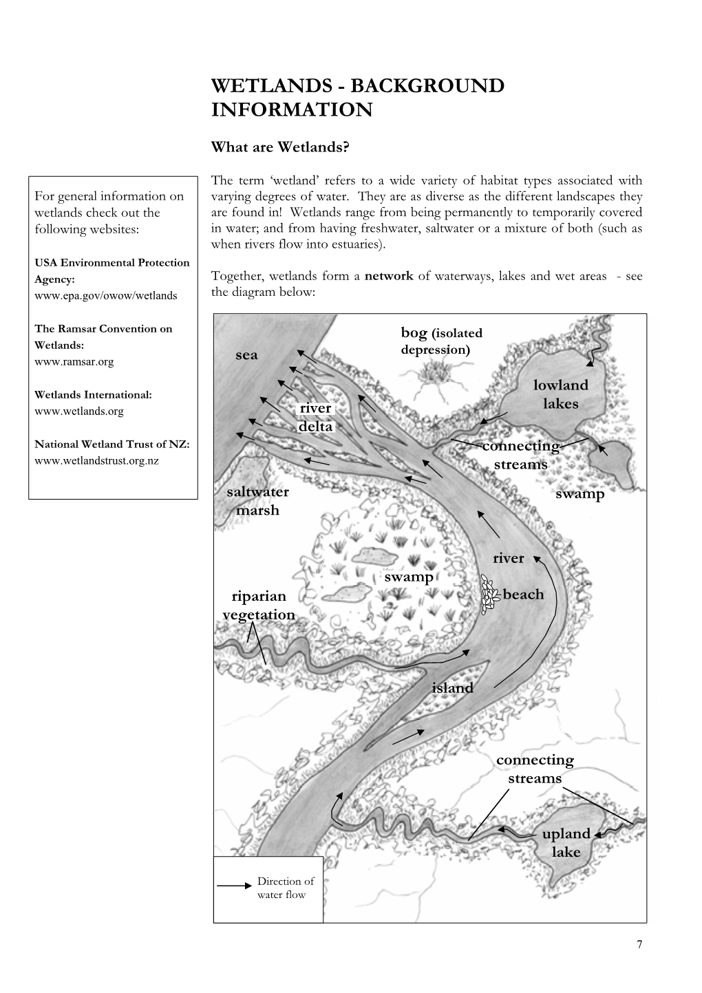 Waikato Wetlands for the Purpose of This Kit We Will Be Focussing on Freshwater Wetlands Found Within the Waikato Area, Which Fit Into the Following Categories: 1