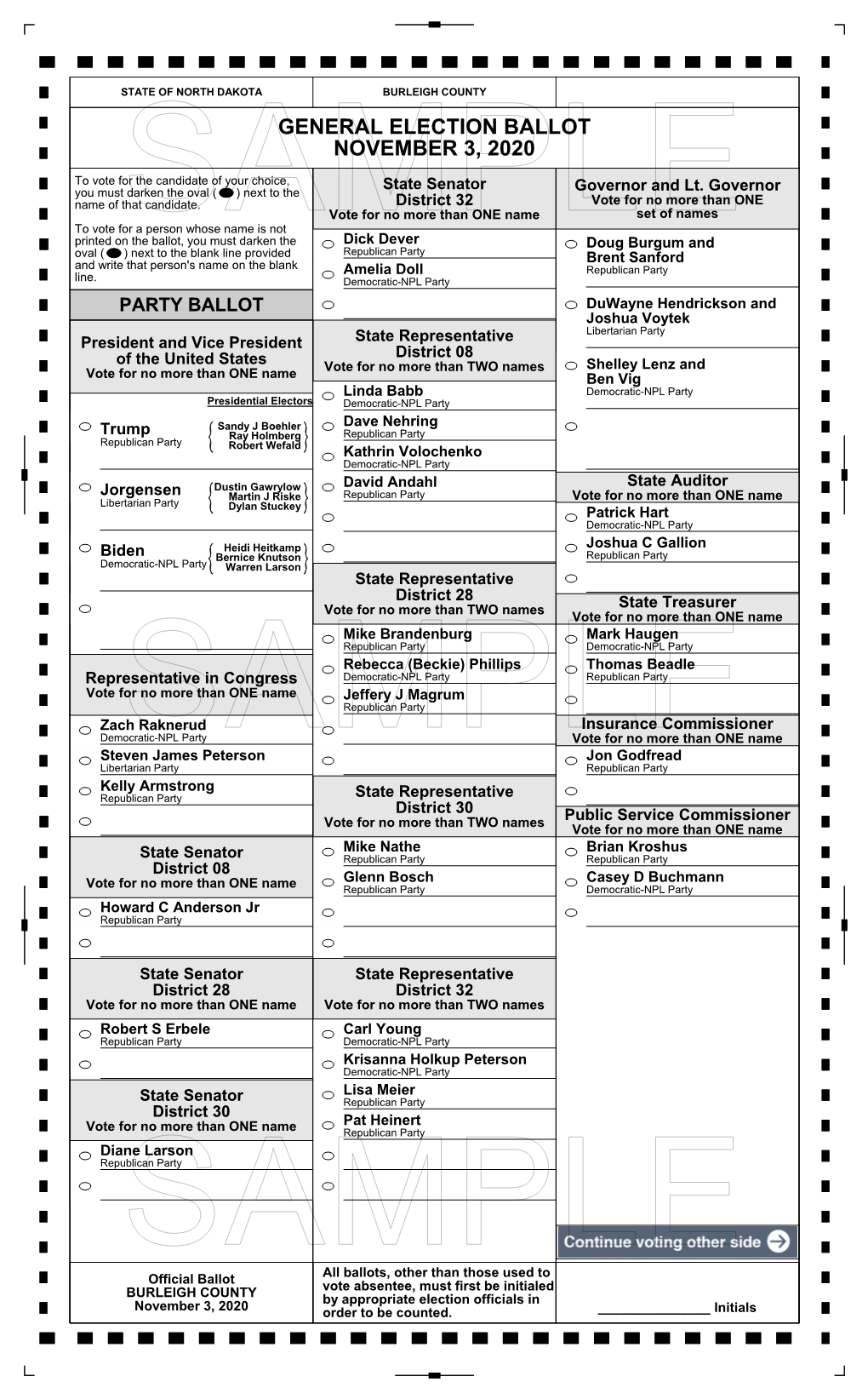 To View Entire Sample Ballot