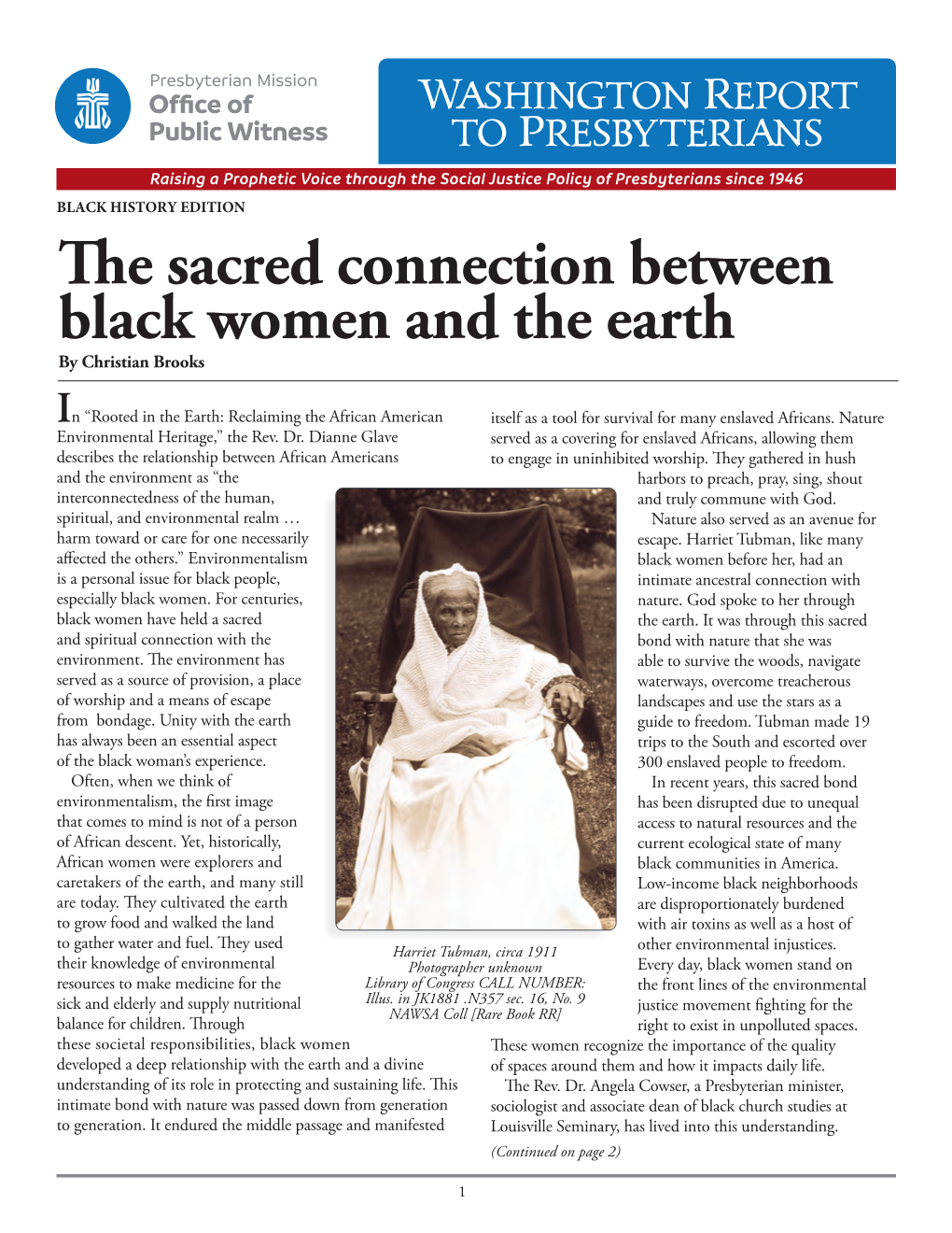 The Sacred Connection Between Black Women and the Earth by Christian Brooks