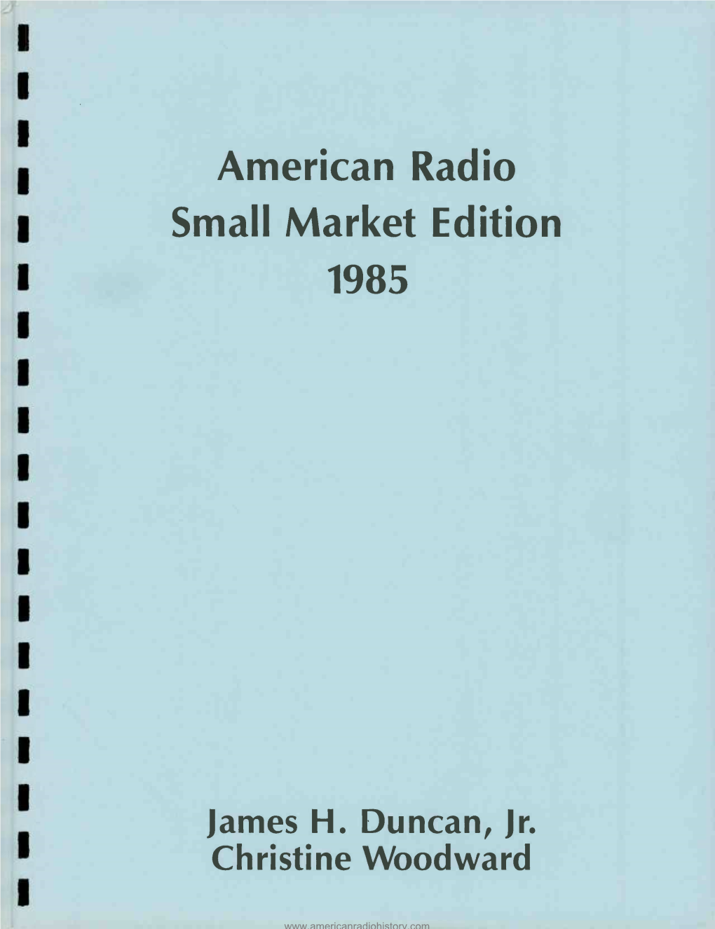 Small Market Edition 1985