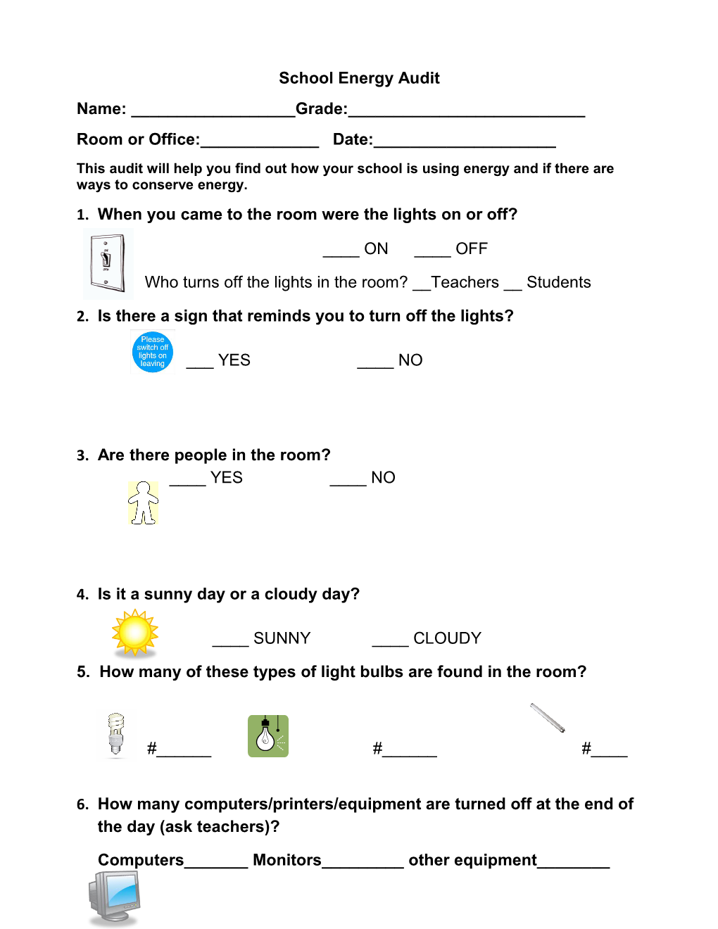 School Energy Audit