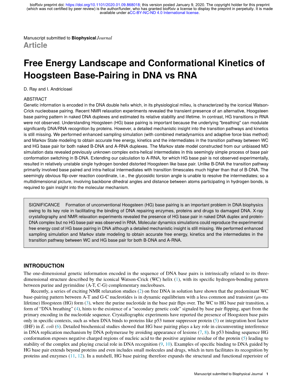 Free Energy Landscape and Conformational Kinetics of Hoogsteen Base-Pairing in DNA Vs RNA