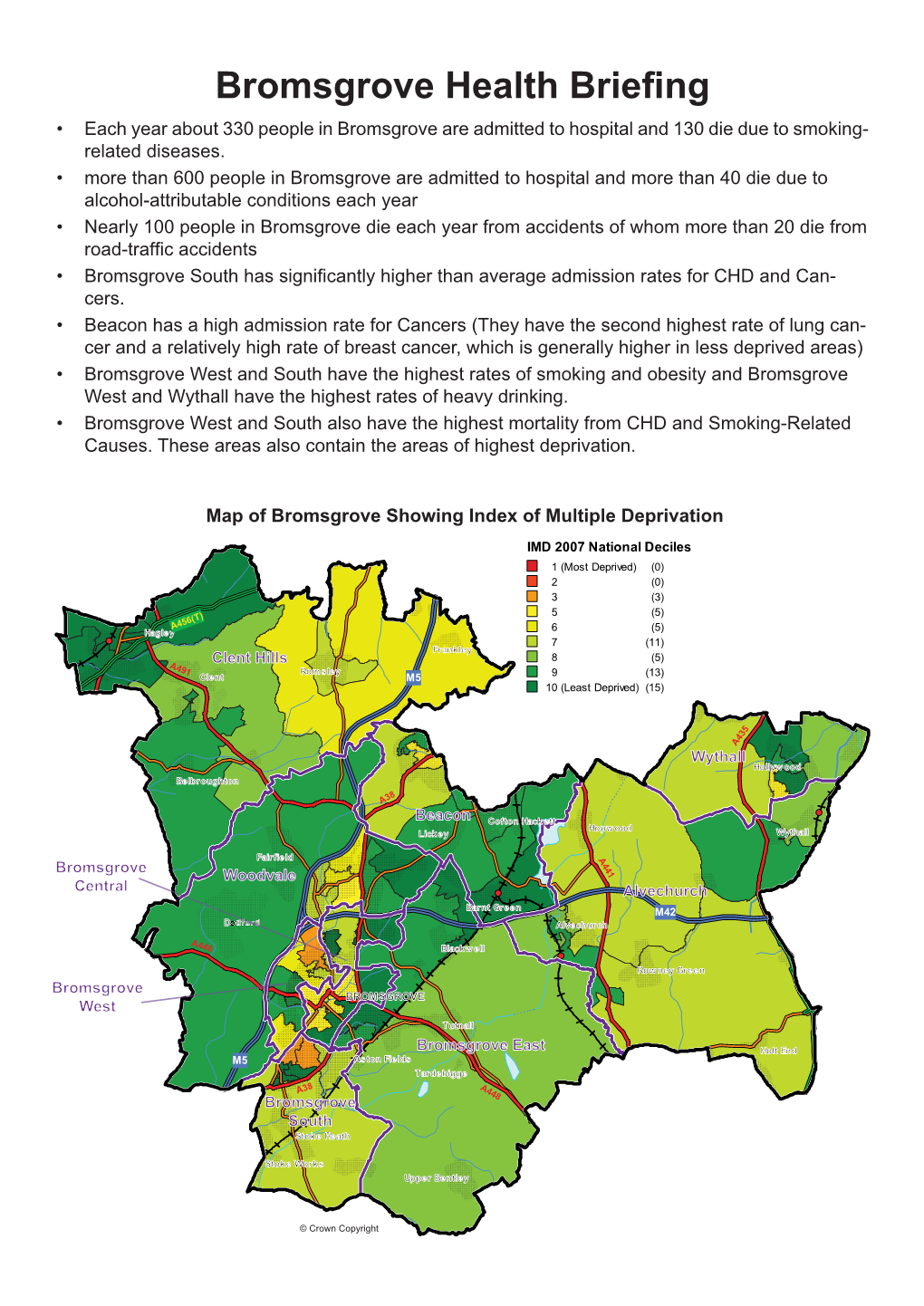 Bromsgrove Health Briefing