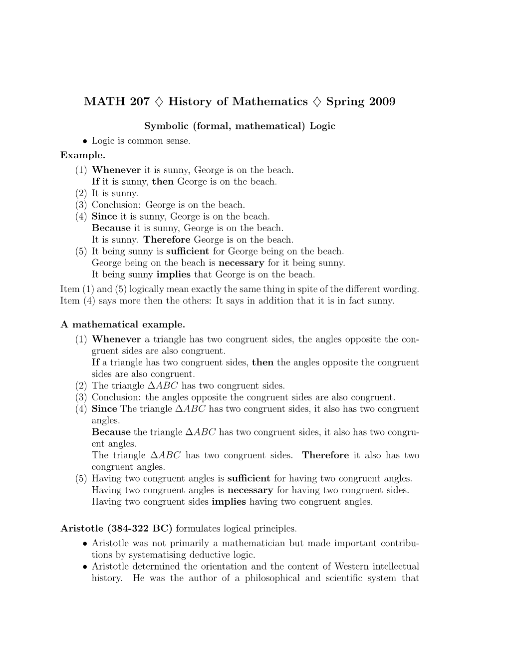 Symbolic Logic