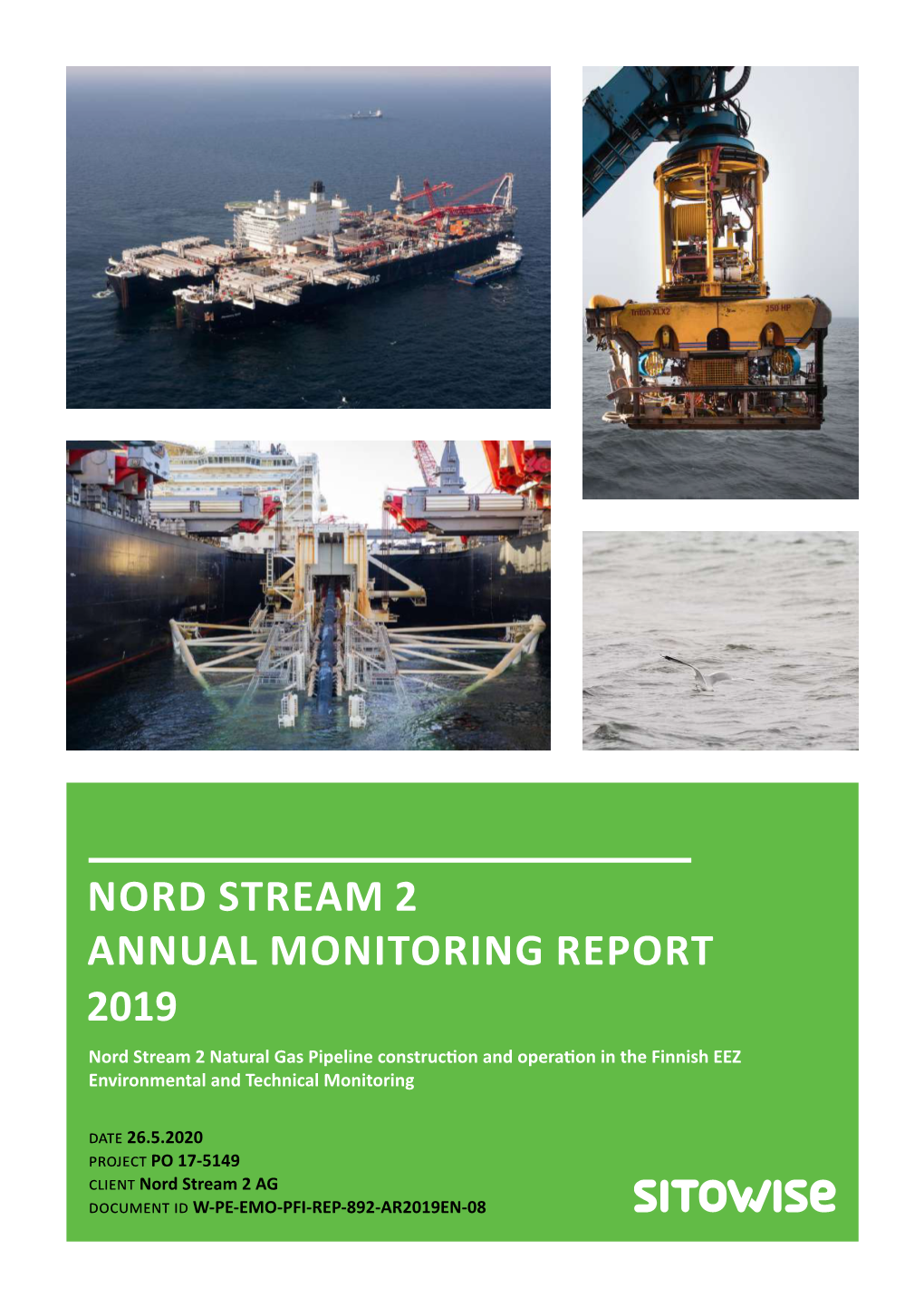 Nord Stream 2 Annual Monitoring Report 2019