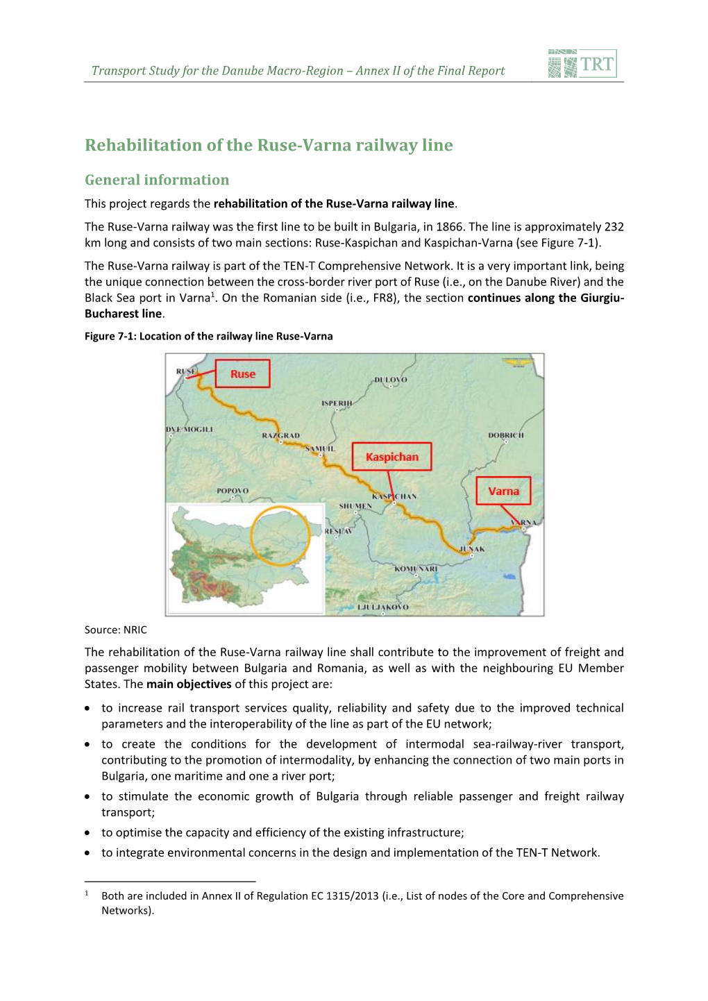 Rehabilitation of the Ruse-Varna Railway Line