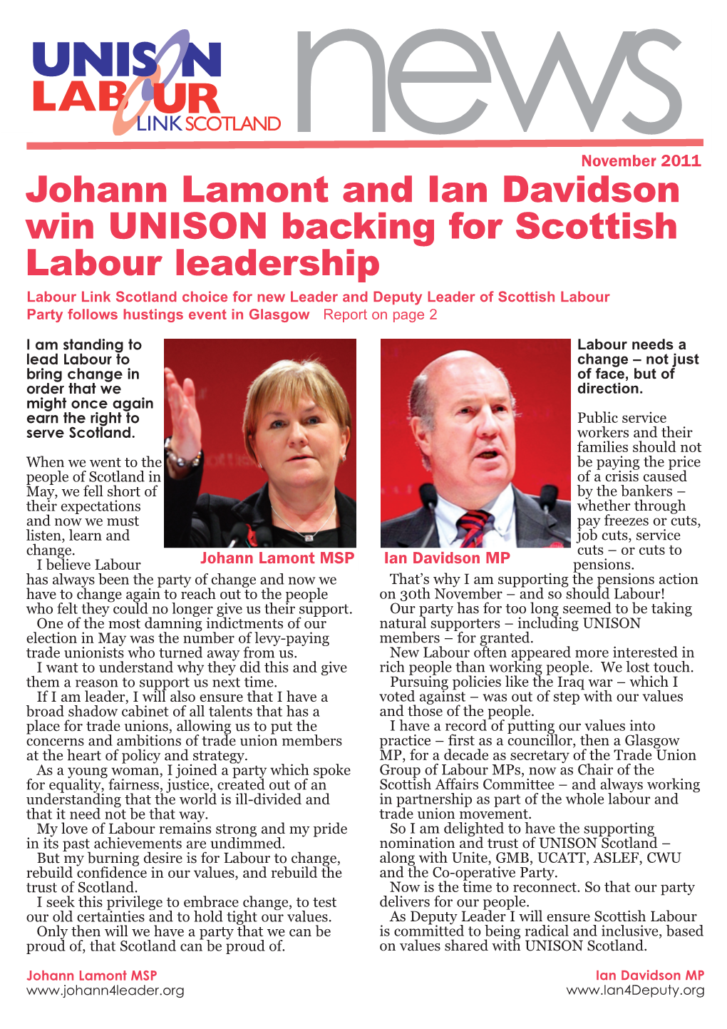 Labour Link News Nov 2011