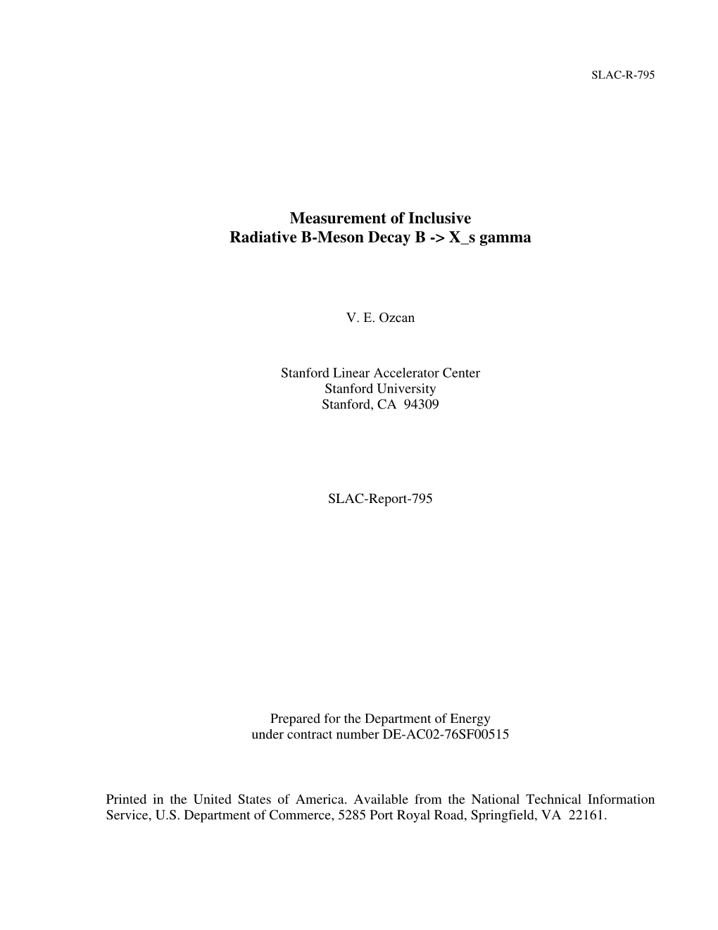 Measurement of Inclusive Radiative B-Meson Decay B -> X S Gamma