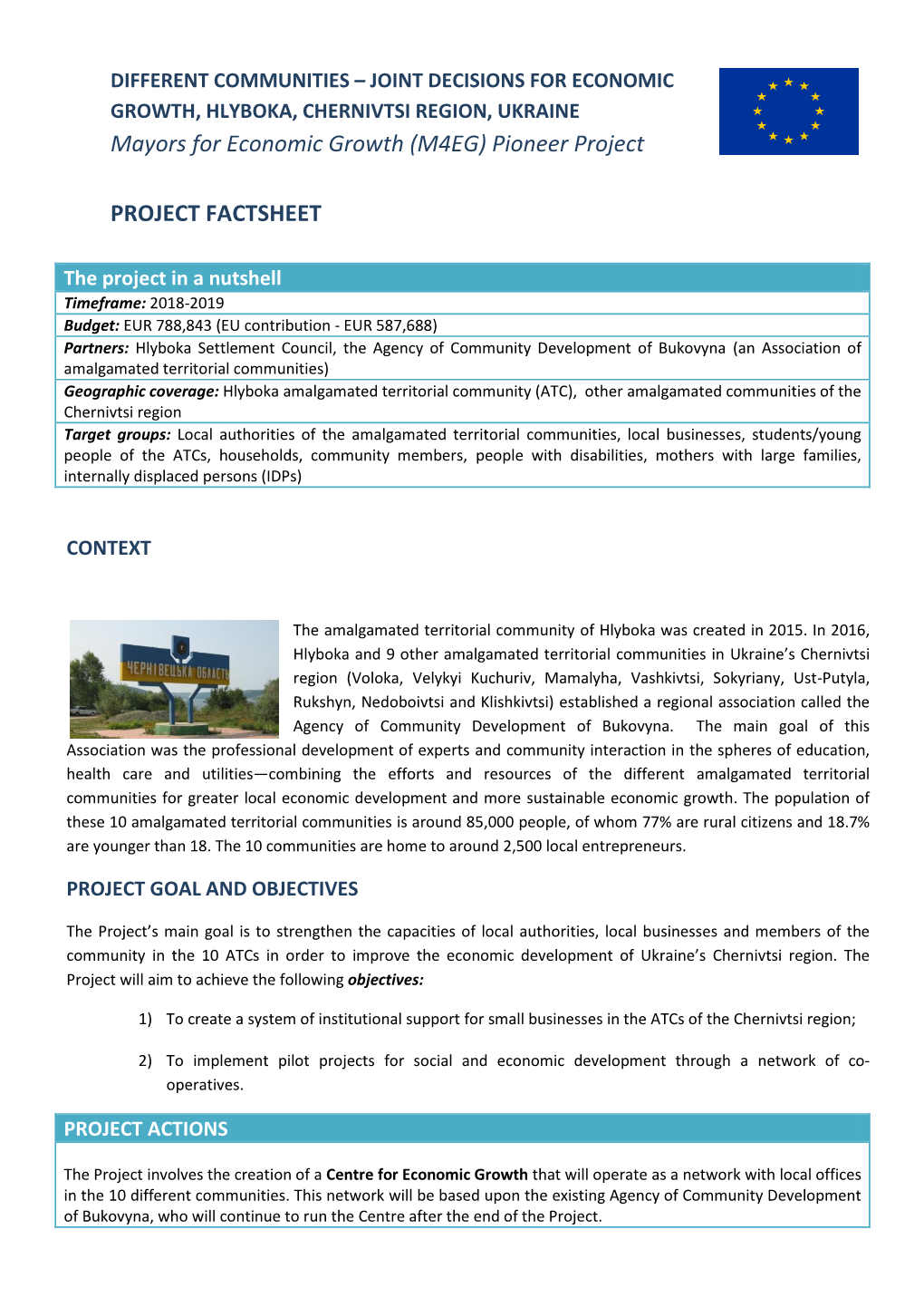 Project Factsheet