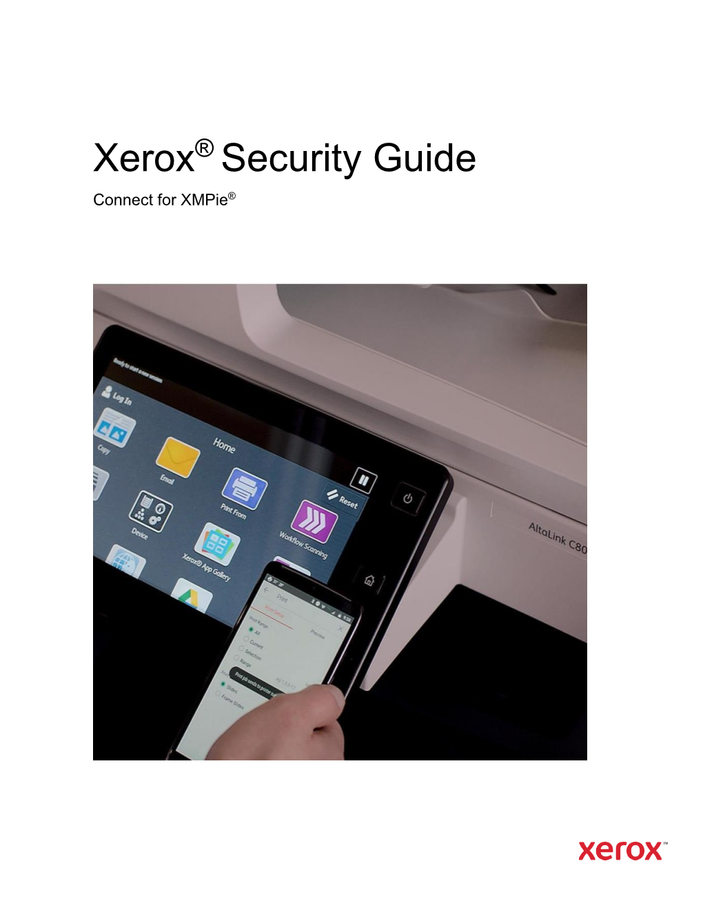 Xerox® Connect for Xmpie® App – Connectkey App