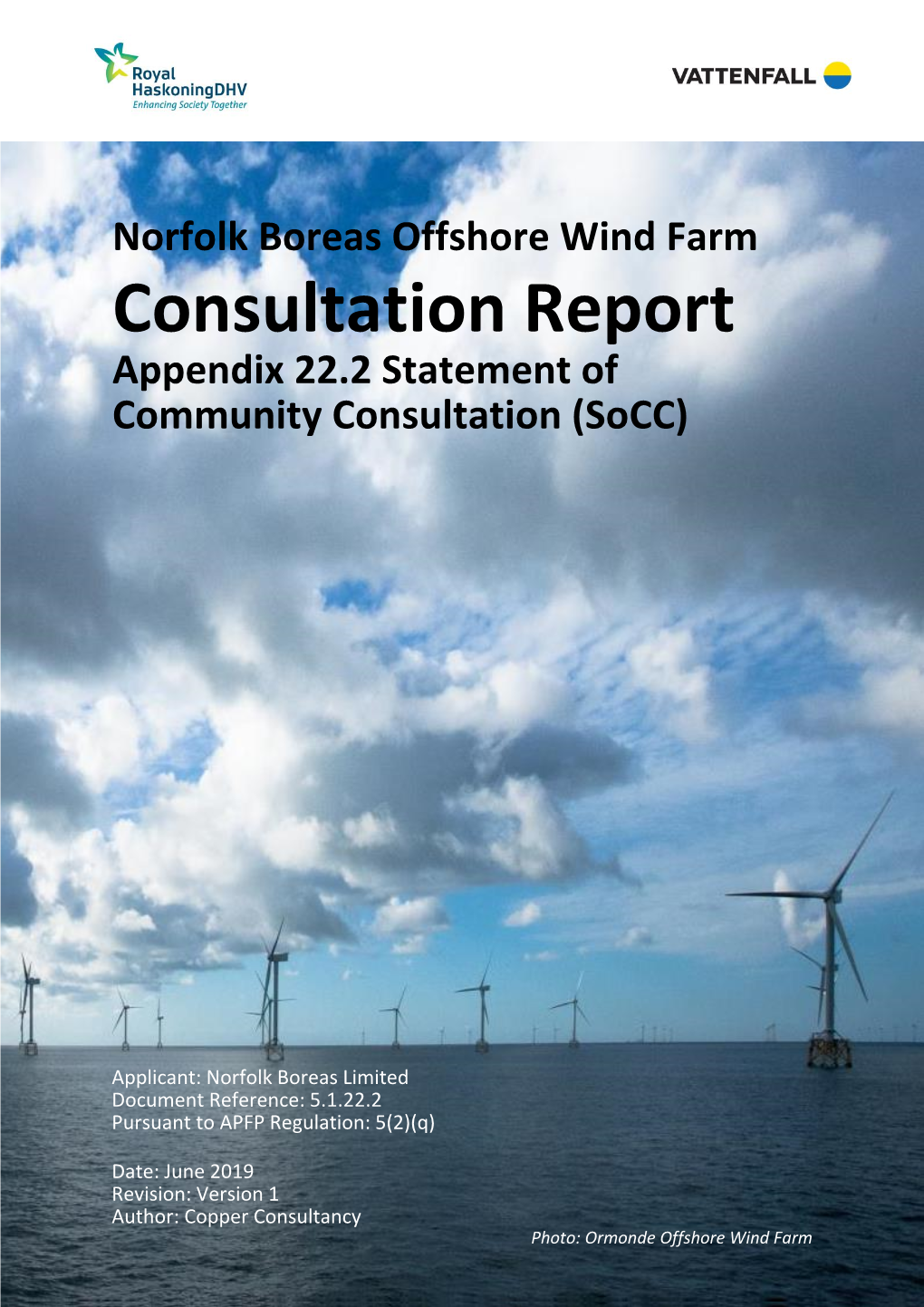 Consultation Report Appendix 22.2 Statement of Community Consultation (Socc)