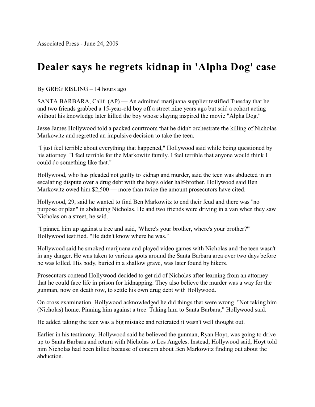 Alpha Dog' Case