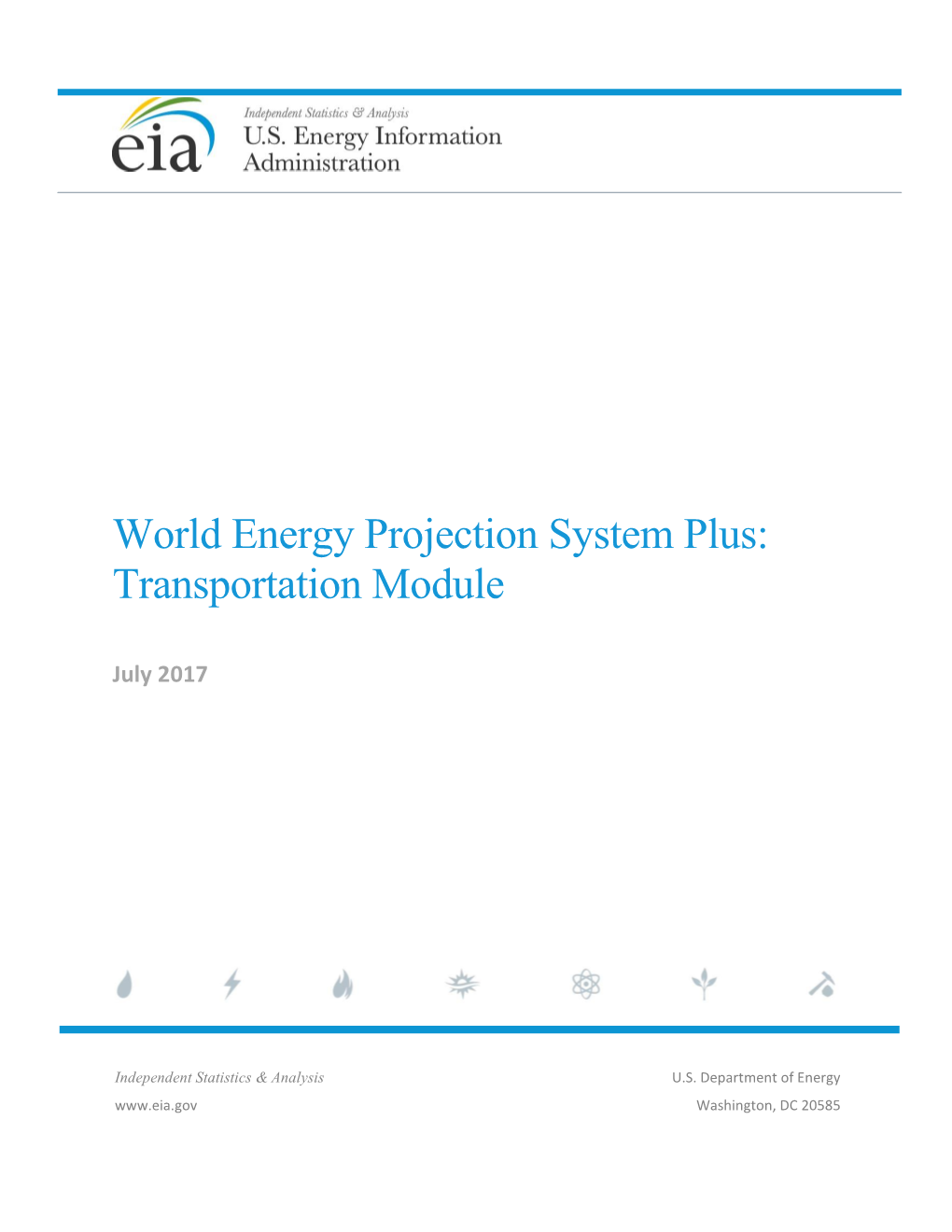 World Energy Projection System Plus: Transportation Module