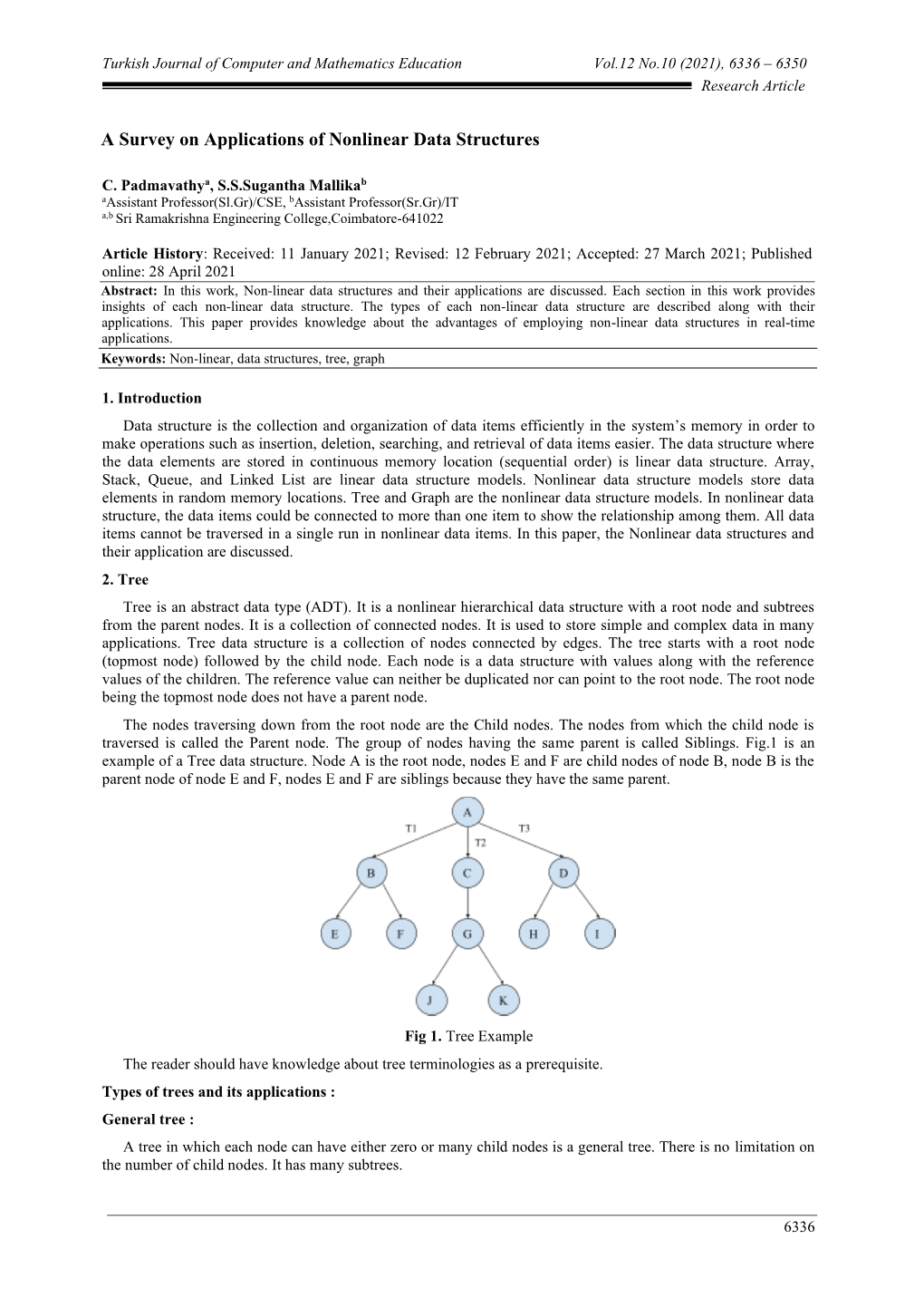 A Survey on Applications of Nonlinear Data Structures