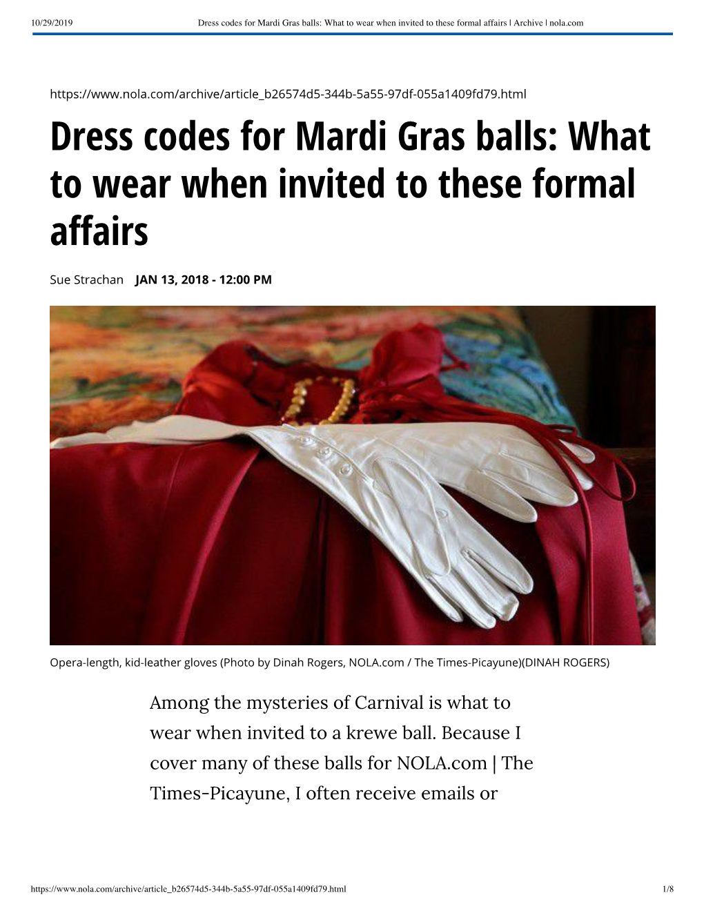 Dress Codes for Mardi Gras Balls: What to Wear When Invited to These Formal Affairs | Archive | Nola.Com