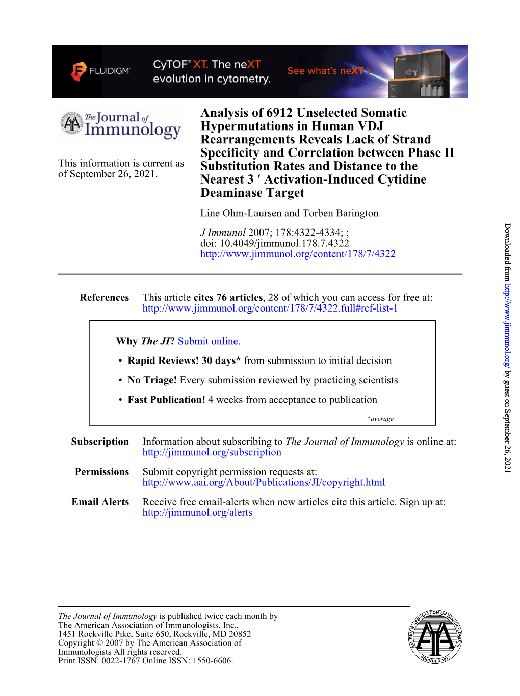 Deaminase Target Activation-Induced Cytidine