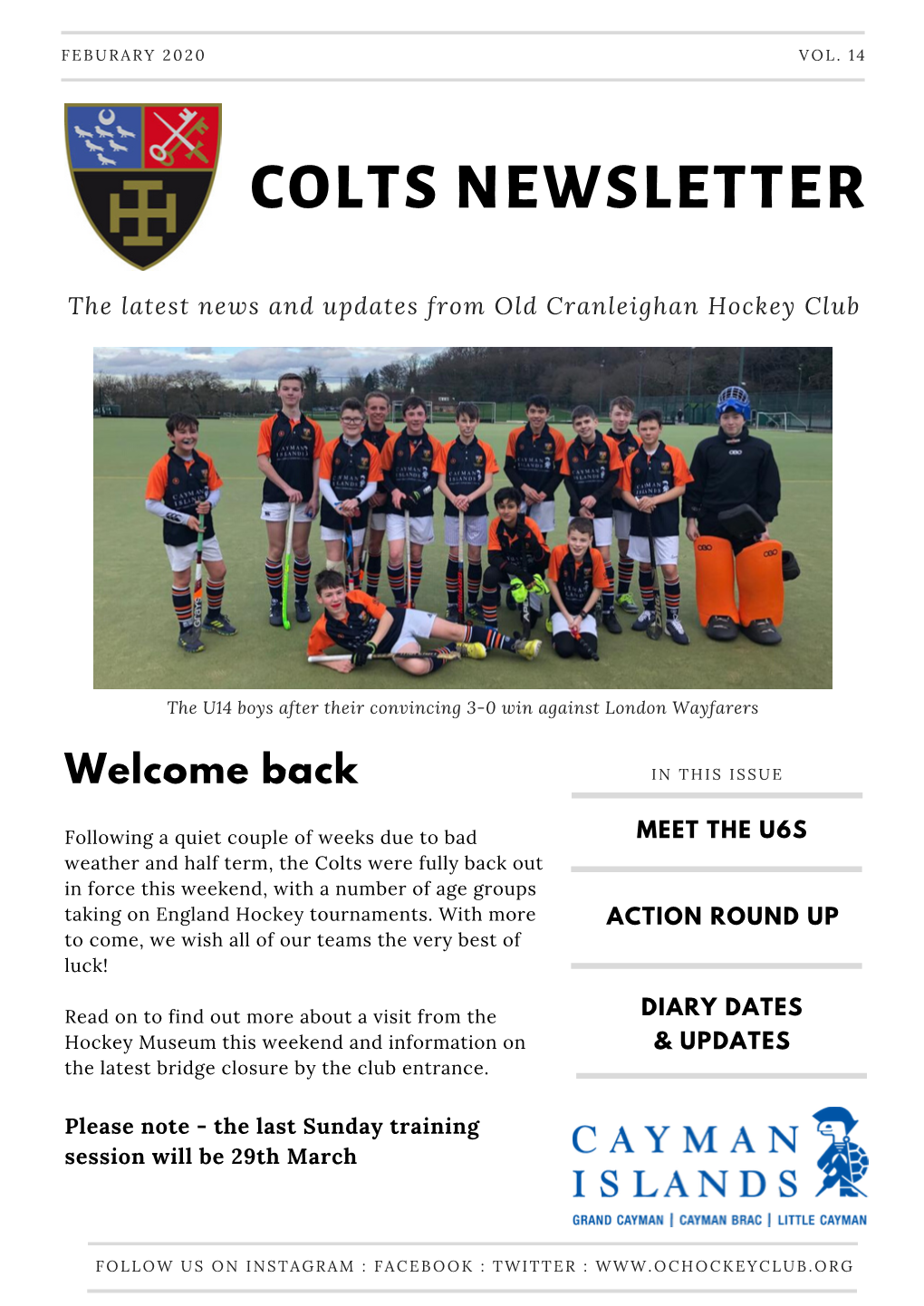 OCHC Newsletter 26 Feb 2020