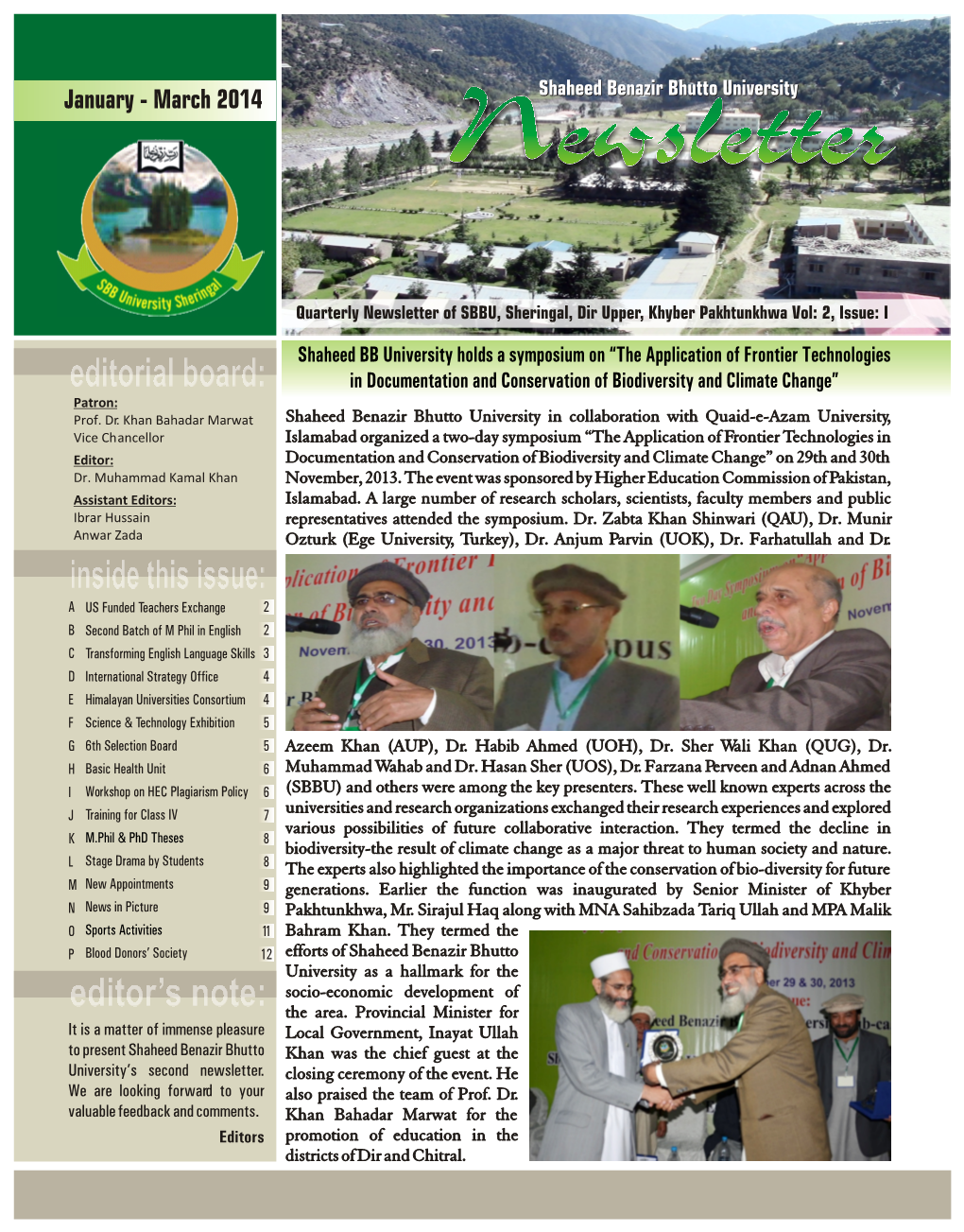 Newsletter 2014