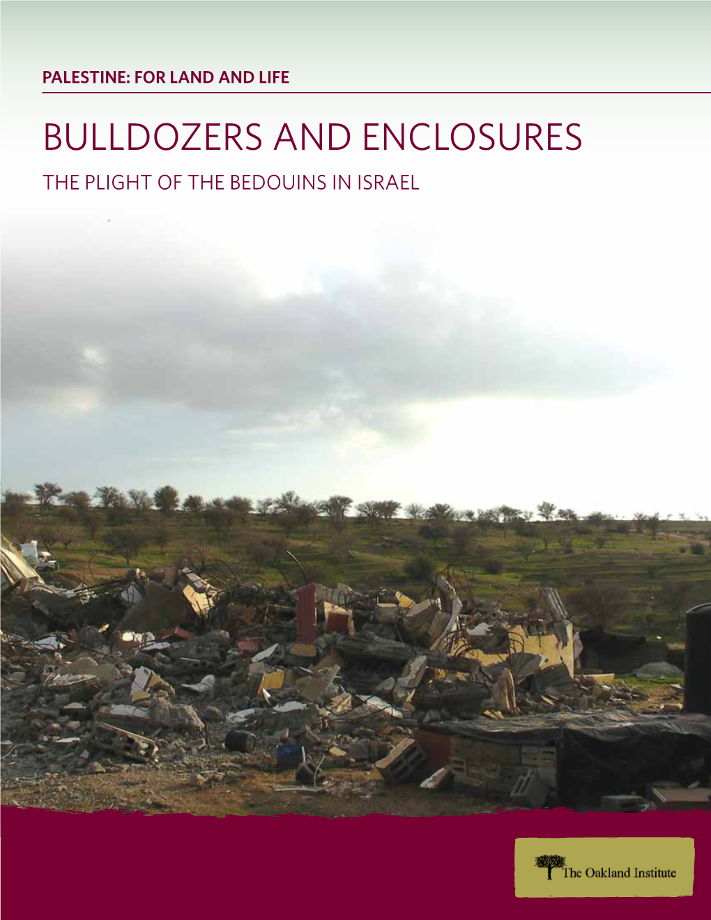 Bulldozers and Enclosures: the Plight of the Bedouins in Israel